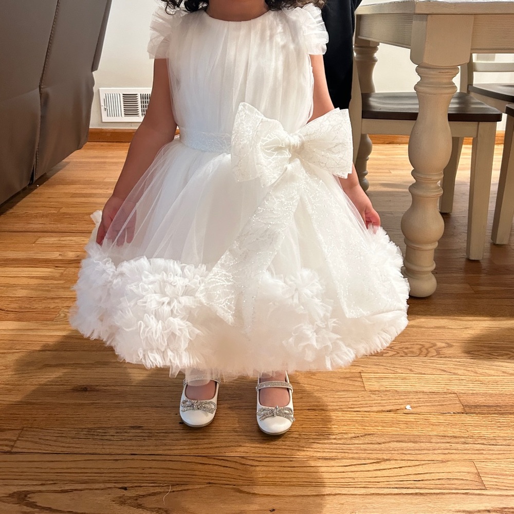 Custom made flower girl dress